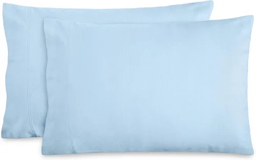 Vista 8 de Bare Home Fundas de almohada de franela 100% algodón