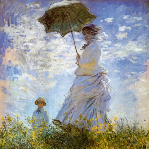 Vista 6 de Calendario 2025-2026 Claude Monet - Planificador de pared impresionista, organizador de obra maestra, calendario colgante de 16 meses, septiembre