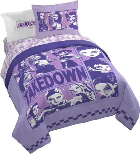 Vista 28 de Jay Franco Marvel Spiderman Webtastic - Juego de ropa de cama de 5 piezas tamaño individual, incluye edredón reversible y juego de sábanas, ropa