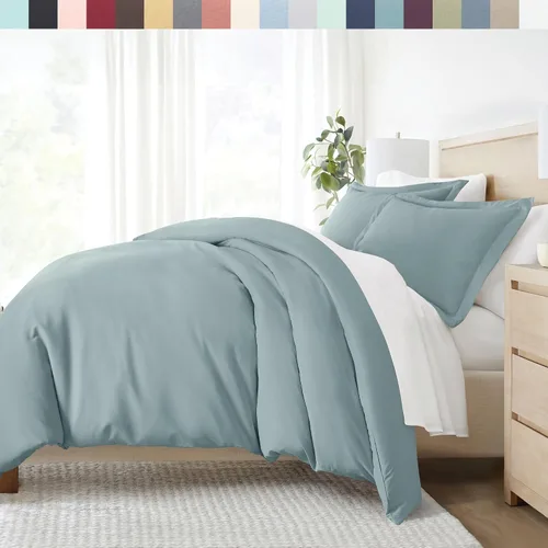 Vista 64 de Linen Market Funda de edredón individual para cama individual – Experimenta una comodidad similar a un hotel con una suavidad inigualable