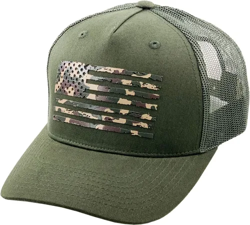 Vista 150 de KBETHOS Tactical Operator Collection USA Fishing Mesh Ballcap Flag Patch America Outdoors Trucker Baseball Cap