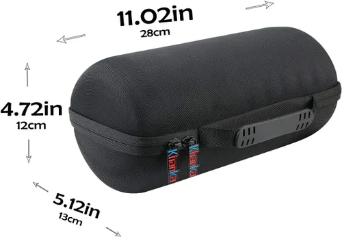 Vista 5 de Khanka - Funda rígida para Bose Home/altavoz Bluetooth inteligente, compatible con soporte de carga EVA Hard Shell, Organized Daily Storage