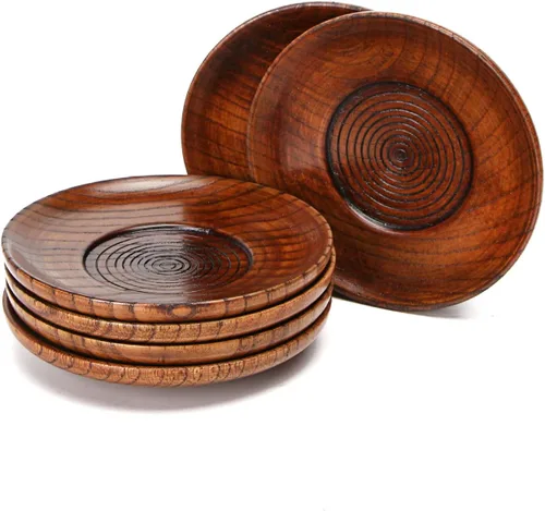 Vista 5 de Socospace Bandeja organizadora de joyería de madera, para anillos, pendientes, collar, anillo