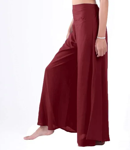 Vista 3 de LOFBAZ - Pantalones de yoga para mujer, con pierna ancha, estilo hippie, tipo Harem, floreados, para casa.