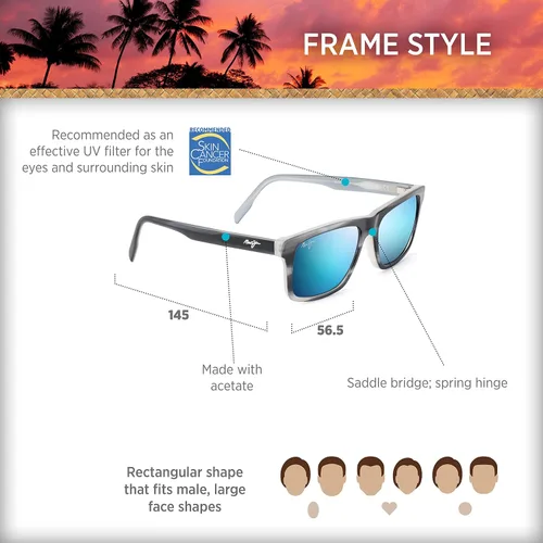 Vista 6 de Maui Jim Waipio Valley para hombre