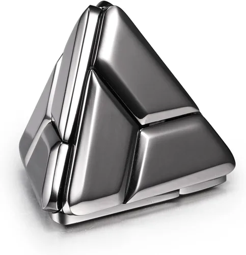 Vista 10 de Rompecabezas de metal 3D Cube Brain Teaser