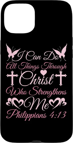 Vista 9 de Christian I Can Do All Things Through Christ Religious Case for iPhone 17