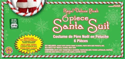 Vista 8 de Rubie's Regal - Traje de Papá Noel de peluche
