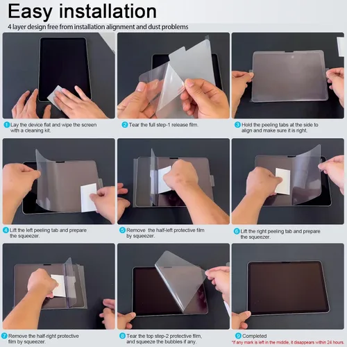 Vista 9 de Protector de pantalla de papel de alta claridad 3A para Ipad Air de 13 pulgadas M4 2026/M3 2025/M2 2024 [antirreflejo] [antirreflejos] [antihuellas]