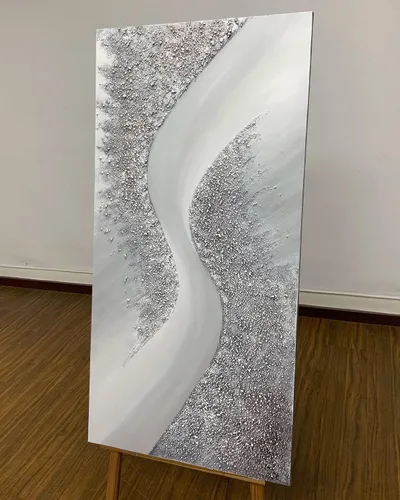Vista 3 de Yotree Pinturas, 24x48 Pulgadas De Pinturas Al Óleo De La Mano De Pintura 3D Arte De Arte De Madera Dentro Enmarcado Colgante De La Decoración De La