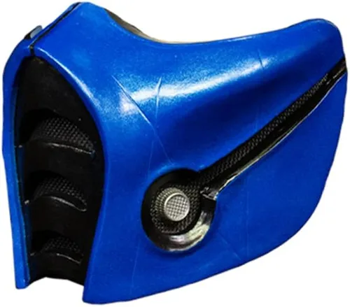 Vista 3 de Trick Or Treat Studios Mortal Kombat Sub Zero Máscara Azul, Azul