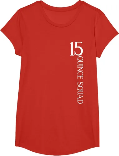 Vista 65 de Quince Squad Quinceanera 15th Birthday - Camiseta de quinceañera para niñas Asphalt Grey