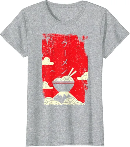 Vista 35 de Ramen Noodles Camiseta de arte japonés, Negro
