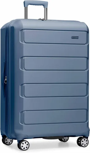 Vista 65 de Traveler's Choice Pagosa indestructible Hardshell expandible Spinner Equipaje, Azul bebé, Pagosa indestructible Hardshell expandible Spinner Equipaje