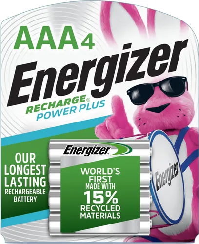 Vista 4 de Energizer Baterías AAA recargables (8 unidades) Potencia de recarga más batería triple A precargada (4 unidades)