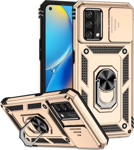 Vista 11 de Funda para Xiaomi Poco X3 NFC, protección de soporte de coche de grado militar [soporte integrado] Soporte de anillo de metal magnético resistente