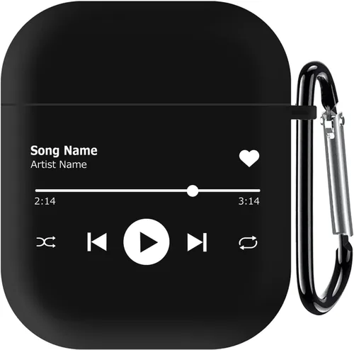 Vista 44 de Funda transparente para AirPods de 2ª generación de 1ª generación, diseño de gatito kawaii para mujeres, hombres y niños, funda de carga de TPU