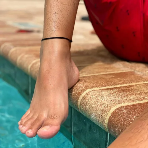 Vista 5 de Tobillera de cordón para hombres, mujeres, adolescentes y adultos, unisex, pulsera de tobillo para surfistas, playa, tobilleras, impermeables