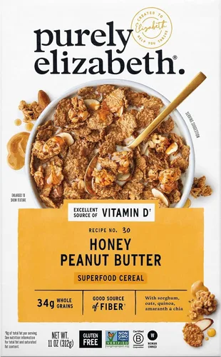 Vista 12 de Purely Elizabeth Cereal Chocolate Almond 11 OZ