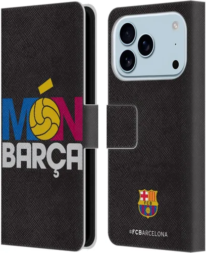 Vista 52 de Head Case Designs Funda de piel con licencia oficial del FC Barcelona Ball Pattern Campions compatible con Apple iPhone 11