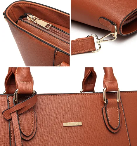 Vista 5 de YPuzro Bolsos para las mujeres cuero trabajo Tote Bolsas señoras moda hombro mano mano mano mano mano mano bolso bolso bolso bolso bolso bolso