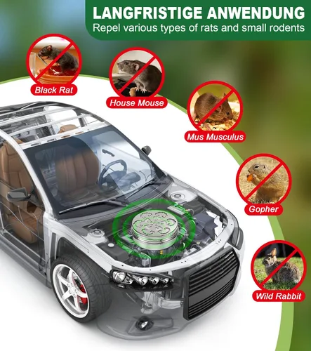 Vista 5 de Repelente de roedores para motor de automóvil, crema de aceite de menta