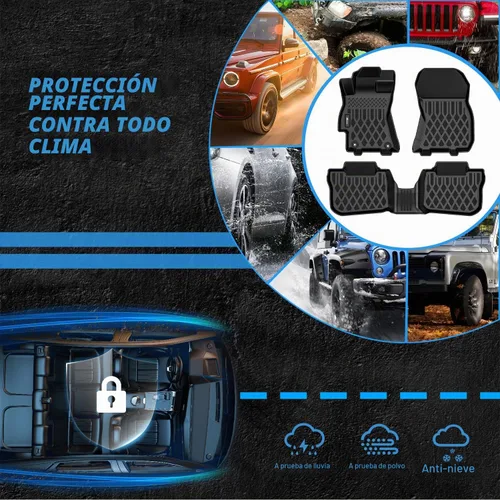 Vista 6 de Nilight Alfombrillas TPE para Subaru Outback Legacy 2010 2011 2012 2013 2014 para todo tipo de clima, ajuste personalizado, forros de piso