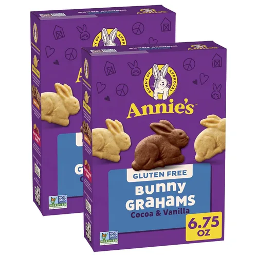 Vista 44 de Annie's Organic Chocolate Bunny Graham Snacks, 7.5 onzas