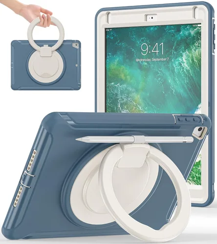 Vista 21 de BATYUE Funda para iPad de 6ª generación de 9.7 pulgadas 2018, iPad 5ª generación 2017, iPad Air 2/iPad Pro de 9.7 pulgadas, funda protectora a