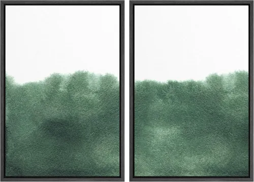 Vista 170 de SIGNWIN Lienzo enmarcado para pared, ilustraciones abstractas texturizadas en tonos beige terrosos, arte moderno, decorativo, contemporáneo