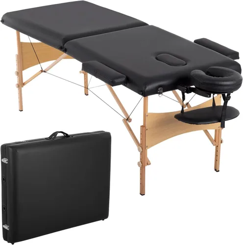 Vista 14 de PayLessHere Cama de Masaje Portátil Mesa de Masaje de 24 pulgadas de Ancho Cama de Pestañas 2 Plegable Altura Ajustable Mesa de Spa con Bolsa No