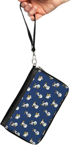 Vista 2 de Buckle-Down Cartera rectangular con cremallera de PU para mujer - Lilo y Stitch, 7.5"x4.5", Lilo & Stitch, Buckle-down Cartera rectangular