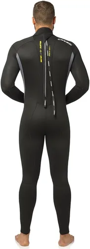 Vista 2 de Cressi Traje de neopreno completo para hombre con cremallera trasera para buceo y actividades acuáticas - Rápido 0.197 in: diseñado en Italia