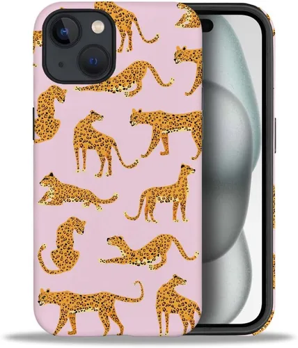 Vista 11 de CARLOCA Compatible con iPhone 12, Funda de Art Deco con patrón, TPU suave + PC duro 2 en 1, Funda protectora única con patrón, antiarañazos, TPU