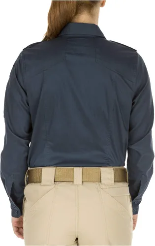 Vista 2 de 5.11 Tactical Spitfire - Camisa de tiro para mujer, tela con acabado de teflón, estilo 62377