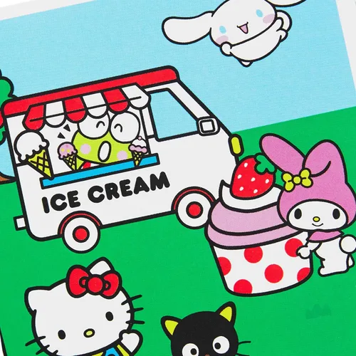 Vista 4 de Hallmark Sanrio - Tarjetas en blanco, paquete de 12 (Hello Kitty, Badtz-Maru, Keroppi)