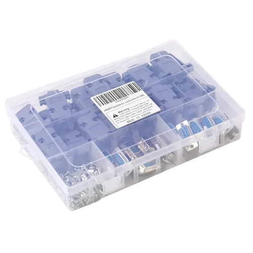 Vista 7 de DB9 20 juegos de conectores de soldadura 9PIN RS232 adaptador