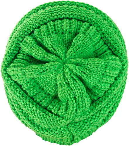 Vista 178 de C.C Trendy Warm Chunky Soft Stretch Cable Knit Beanie