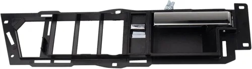Vista 128 de TRQ Manija Interior de Puerta del Lado del Pasajero Negra Compatible con Ford Bronco 1987-1996 F-150 1987-1997 F-250 1997 F-250 HD F-350