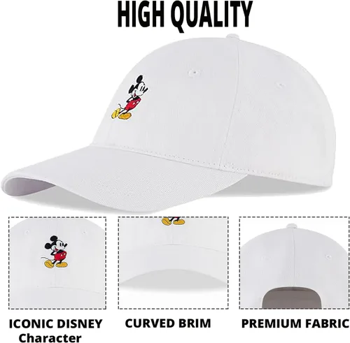 Vista 7 de Gorra de béisbol ajustable para adultos de Mickey Mouse de Disney para hombres