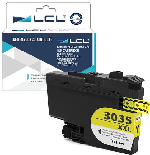 Vista 9 de LCL Cartucho de tinta compatible con pigmento de repuesto para Brother LC3035 XXL LC3035XXL LC3035BK para MFC-J995DW MFC-J995DW XL MFC-J815DW XL