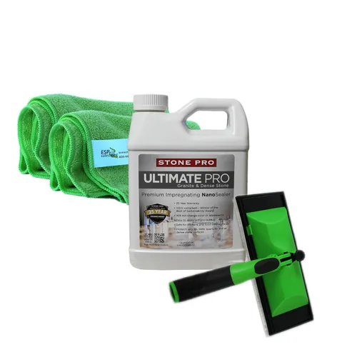 Vista 3 de StonePro – Sellador Ultimate Pro (para Sellado de Granito, Pizarra, Cuarcita y Piedra Densa) (1 Quart – 32 Fl Oz) (1 Quart – 32 Fl Oz) Para sellar