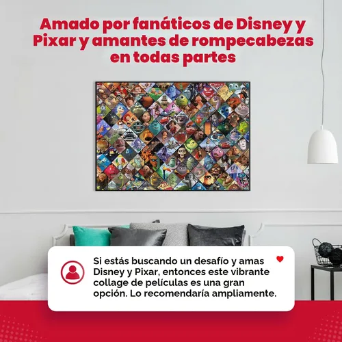 Vista 9 de Ceaco - Disney/Pixar Clips - Rompecabezas de 2000 piezas, 5 pulgadas