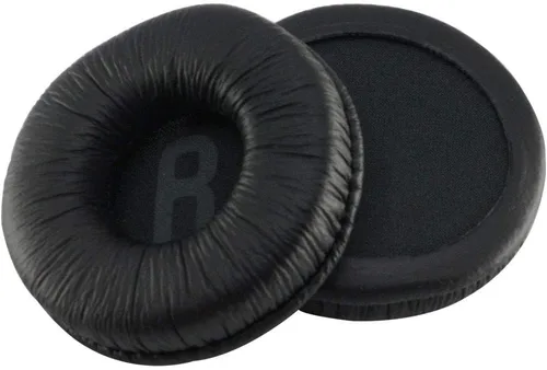 Vista 2 de VEKEFF Tune600 - Almohadillas de repuesto para audífonos JBL T500BT T450 T450BT JR300BT para auriculares de 2.756 in (negro)