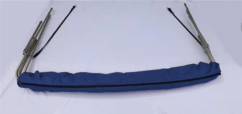 Vista 3 de Parte superior Bimini de acero inoxidable de 3 arcos compatible con Monterey 248 LS MONTURA CUDDY para modelos 2002-2006