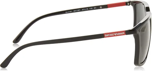 Vista 3 de Emporio Armani Gafas de sol redondas de moda para hombre