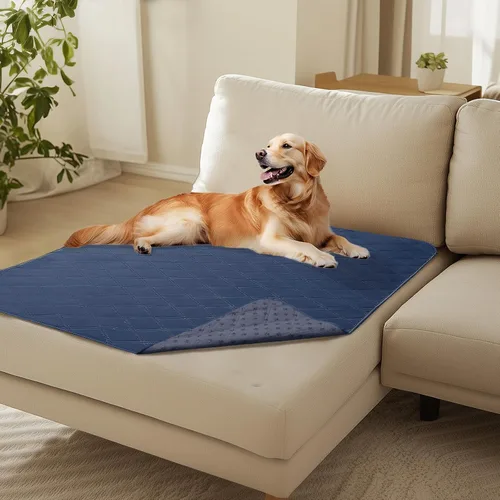 Vista 28 de Luciphia Funda de sofá 100% impermeable para perros, antideslizante, protector de sofá para mascotas, tapete para sofá, cachorro y gatos, con parte