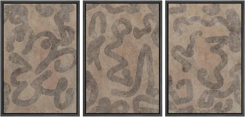 Vista 69 de SIGNWIN Lienzo enmarcado para pared, juego de arte dramático de cielo tormentoso, ilustraciones de paisaje nuboso Moody, arte moderno decorativo