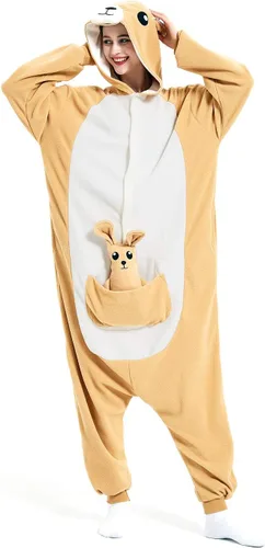 Vista 7 de III HHONS Onesies - Pijama de animales para mujereshombres, disfraz de adulto, Halloween, cosplay, ropa de dormir de Navidad para adolescentes