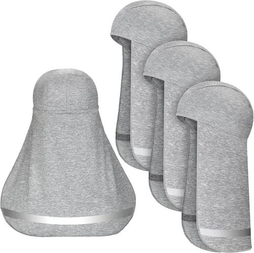 Vista 10 de Sintege 4 Piezas de Sombrero con Visera para Protección Solar para Cuello Sombrero de Enfriamiento Gorra para la Cabeza